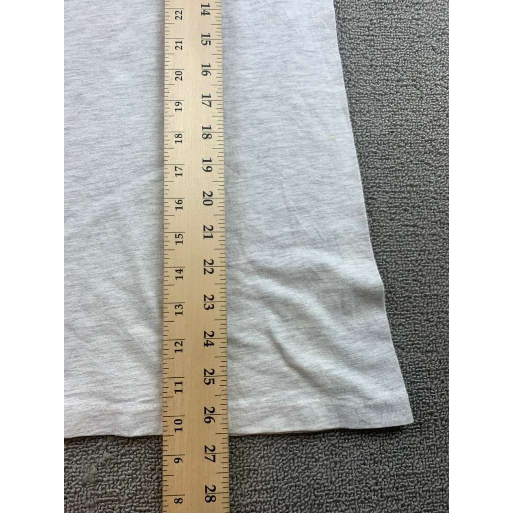 Hanes  Mens L Gray Beefy T New Orleans Louisiana T Shirt Heather 90's USA Made