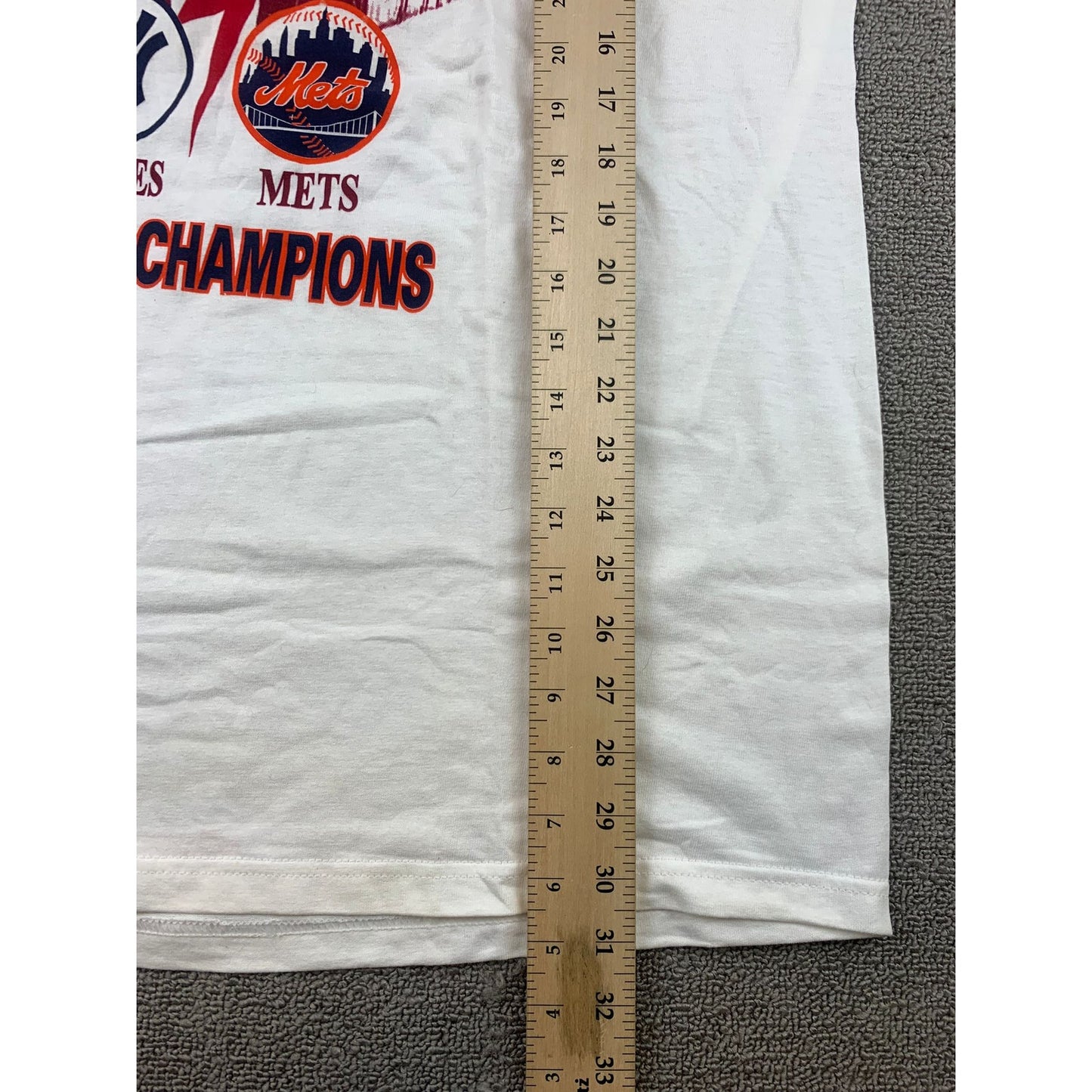 Subway Series 2000 Yankees Mets World Champions Vintage Men's XL T-Shirt MLB