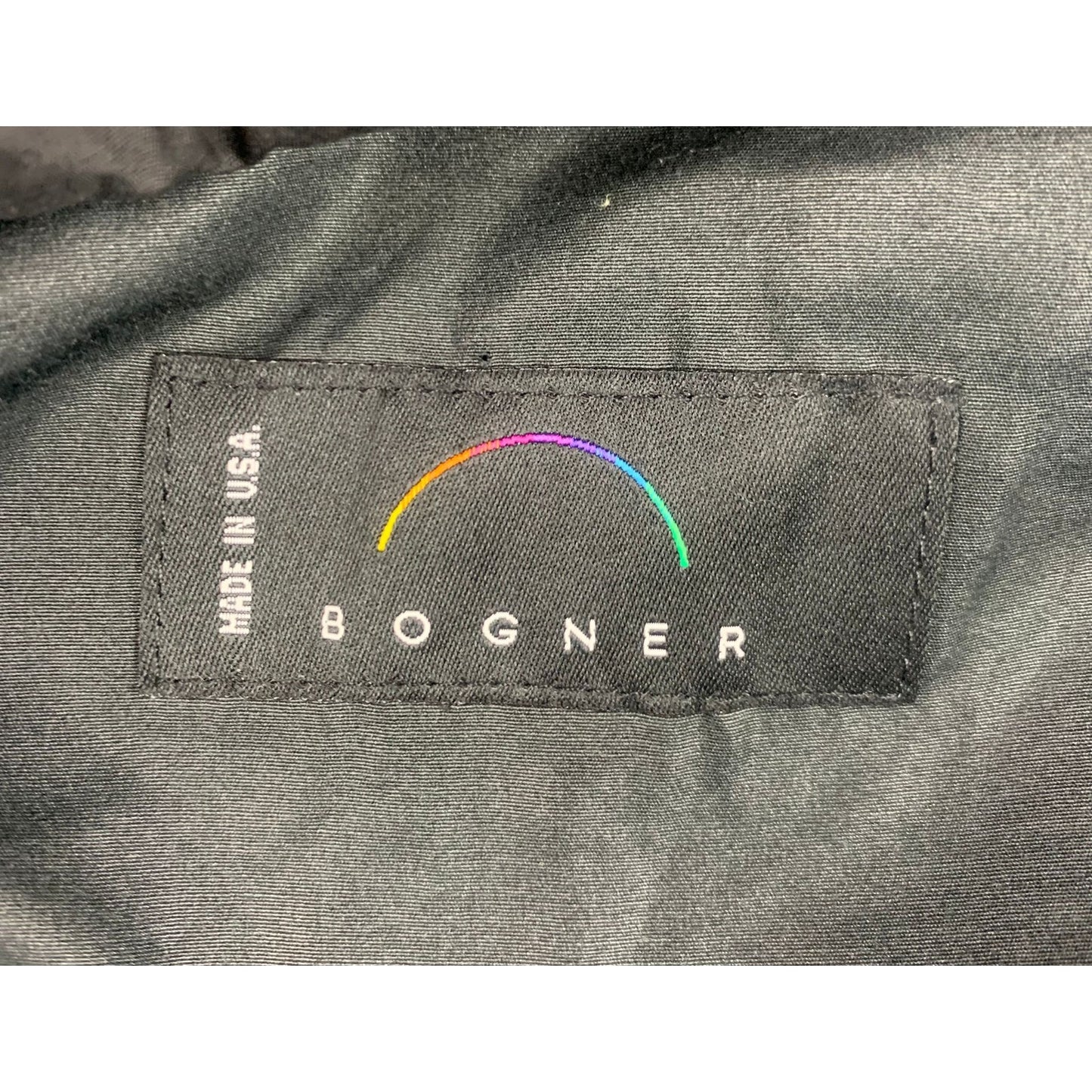 VTG Bogner Women 8 Long Black Ski Suit Hooded One Piece USA Made Winter Cold