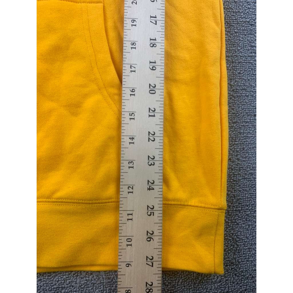 Everlast Hoodie Men M Yellow Boxing Gloves Graphic Back Print AS Colour Pullover