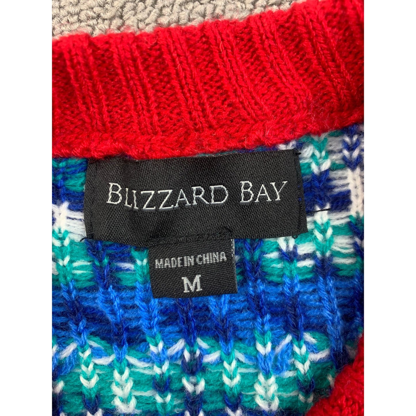 Blizzard Bay Women's Medium Santa Shark Ugly Holiday Christmas Sweater