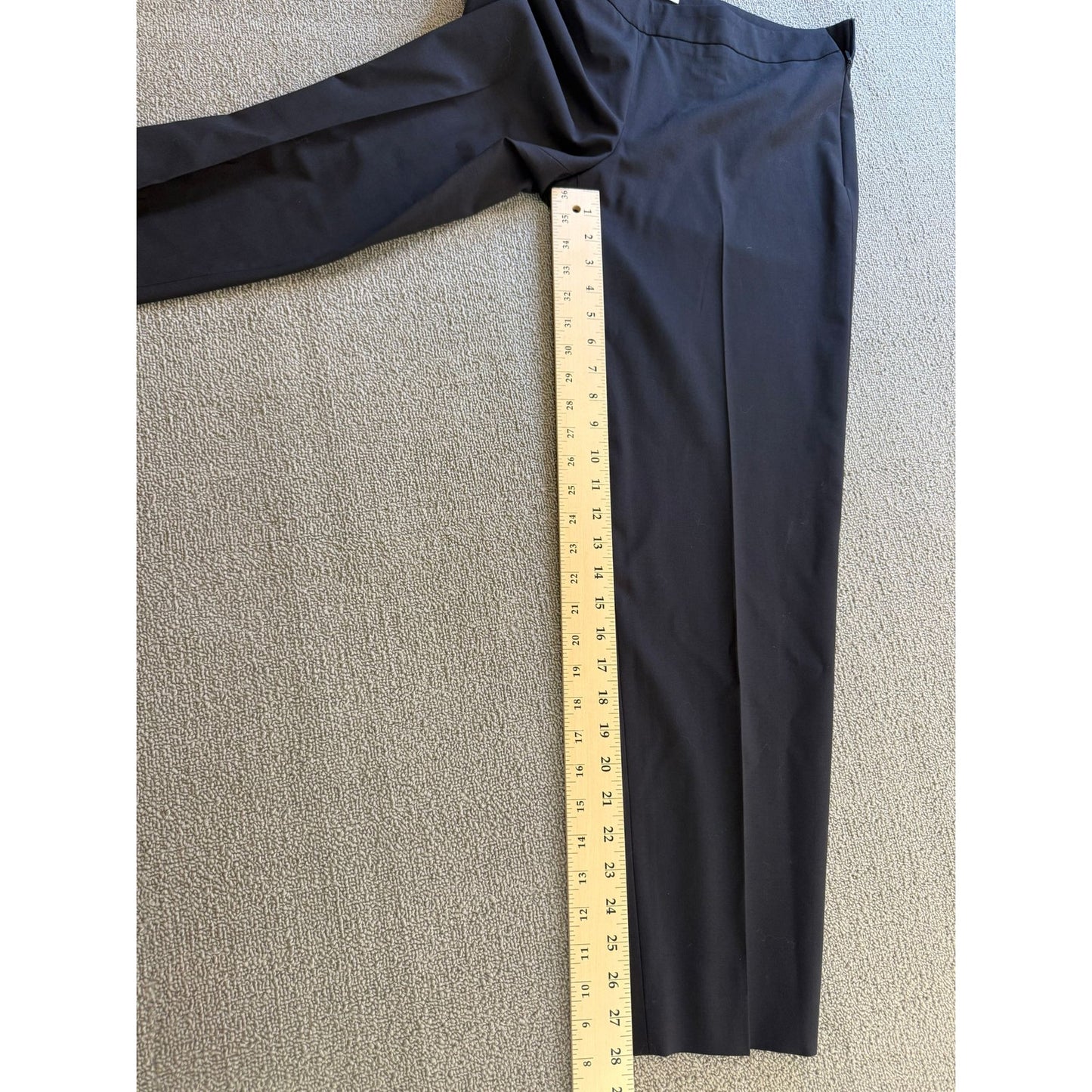 BOSS Hugo Boss Women's Black Straight Leg Trousers US 8 Formal