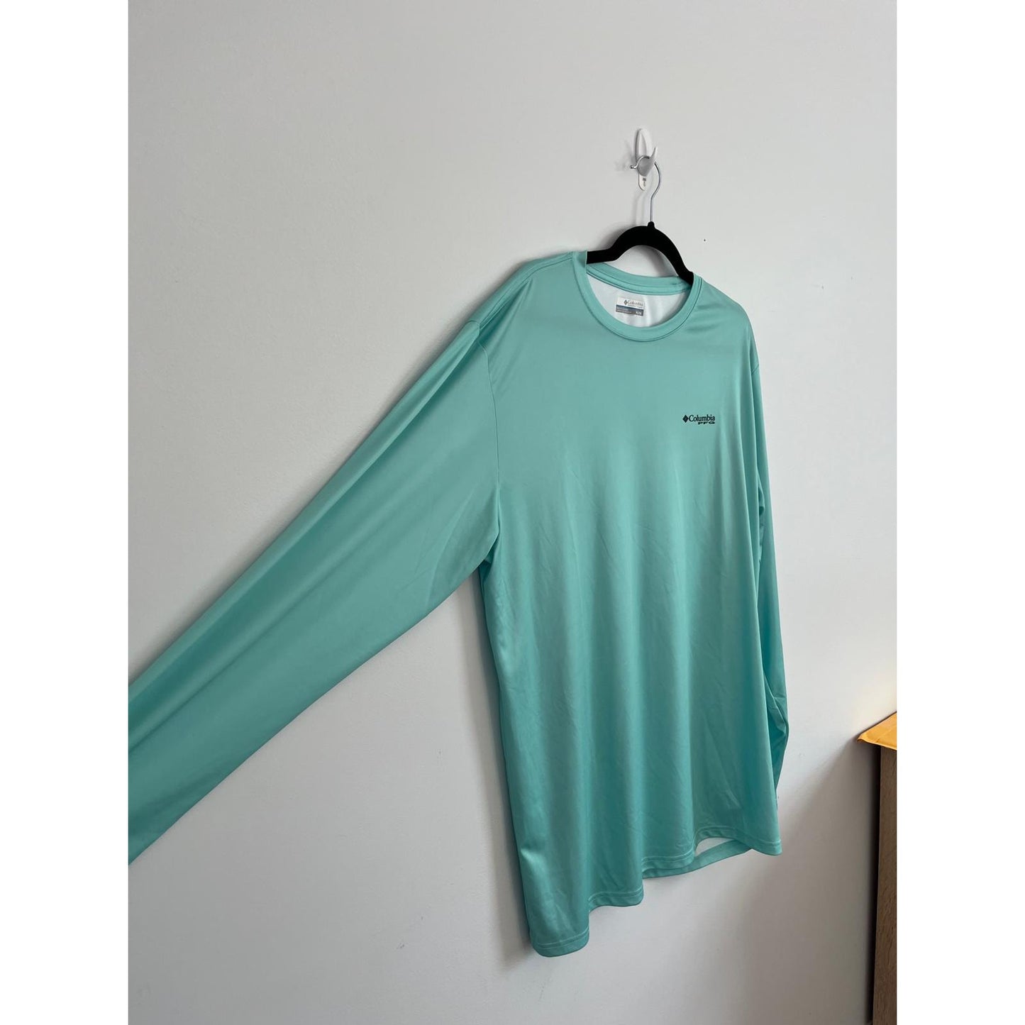 Columbia Long Sleeve Shirt Men XL PFG Performance Fishing Mint Green