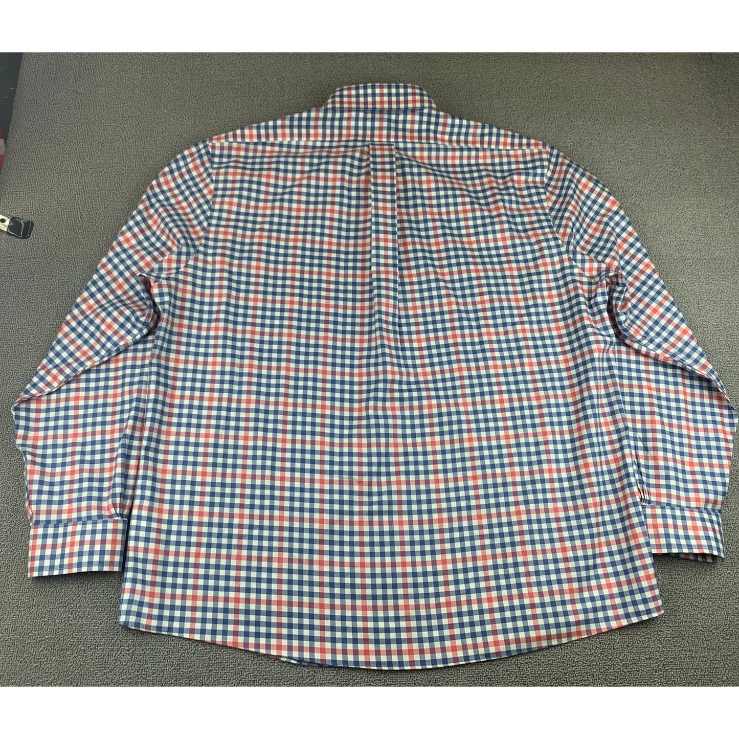 Y2K Brooks Brothers Shirt Men's XL Red Blue Check Button Up 346 Casual Preppy