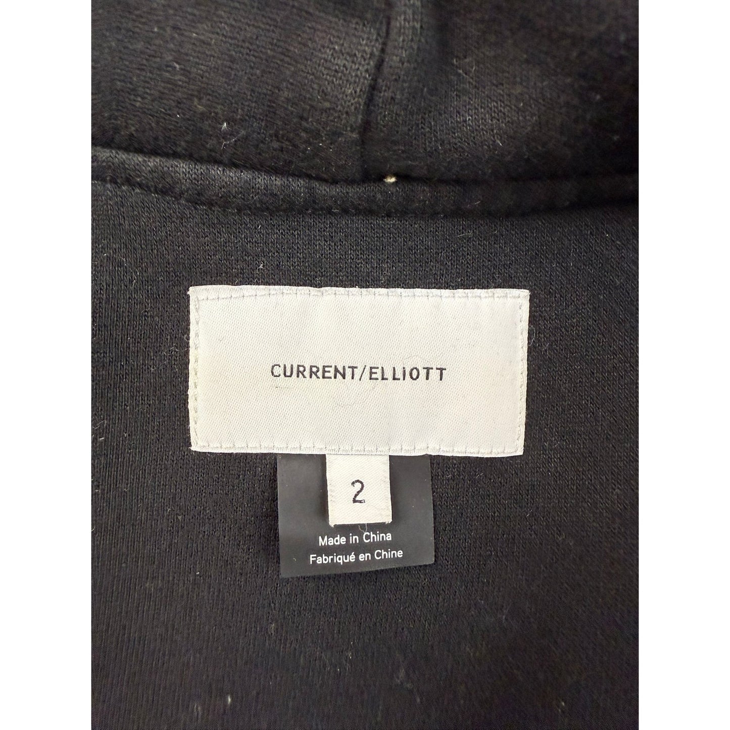 The Current Elliott Women's 2 The Conductor Hooded Cropped Denim Jacket