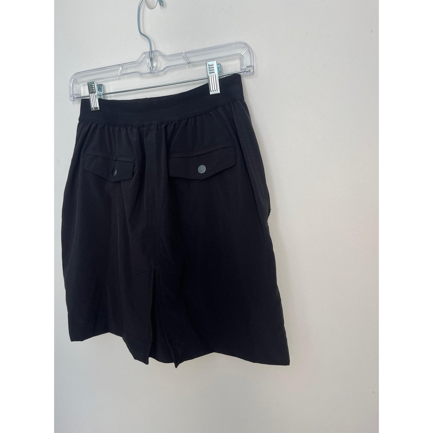 Athleta Skort Women 2 Black Athletic Performance Stretch Utility Pockets