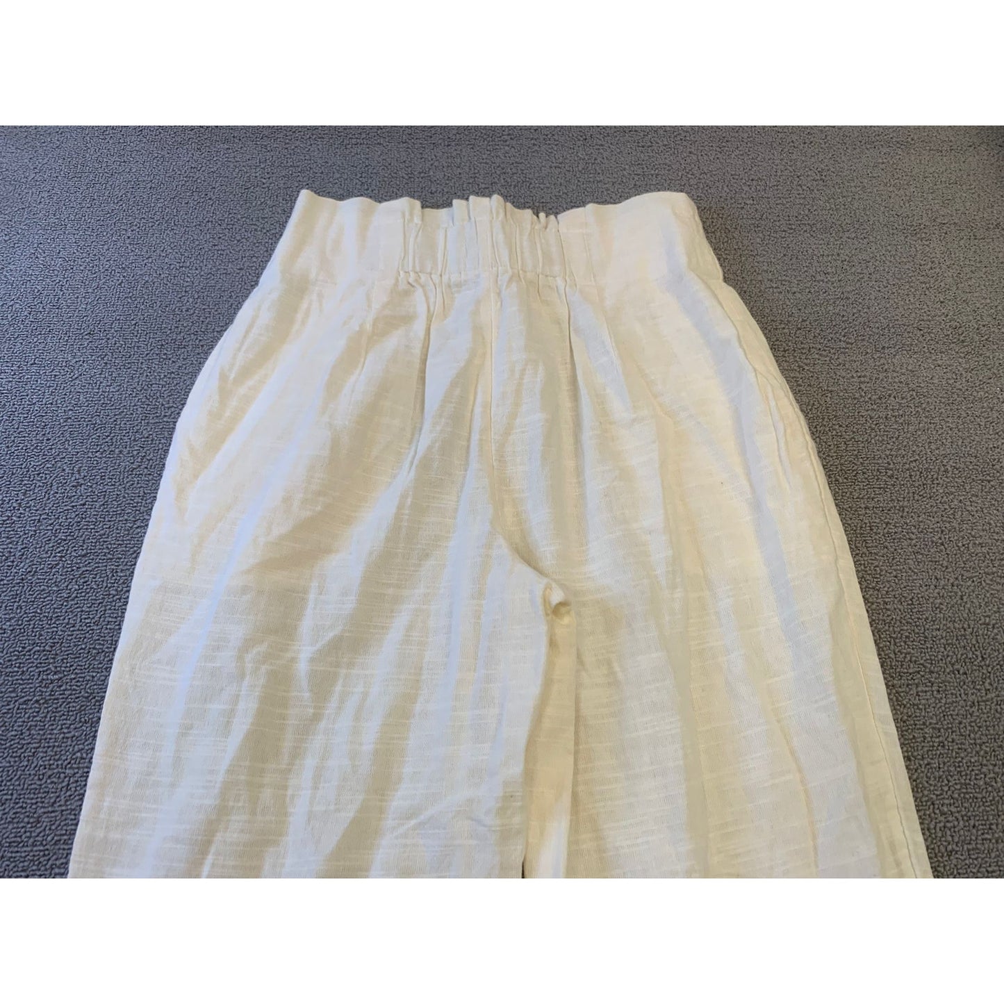 L SPACE Female Medium White Cotton Havana Pants Light Summer