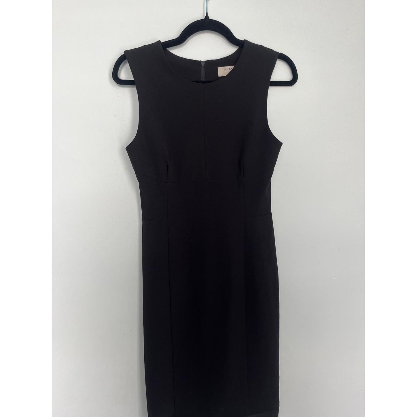 MM Lafleur Sheath Dress Women 4 Black Sleeveless Work Office Minimalist