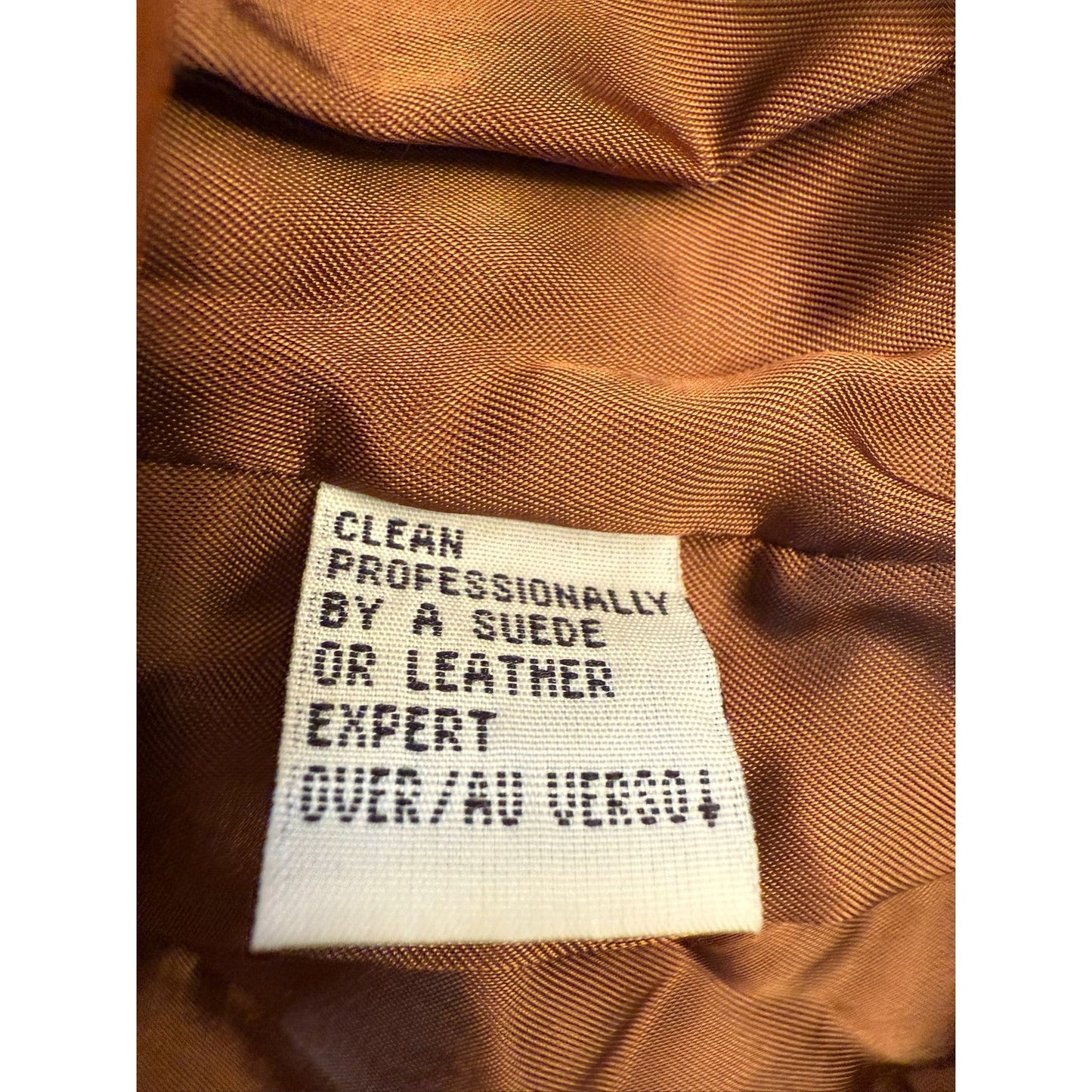 Dana Buchman 100% Leather Vest Women 2 Petite Brown Button Closure