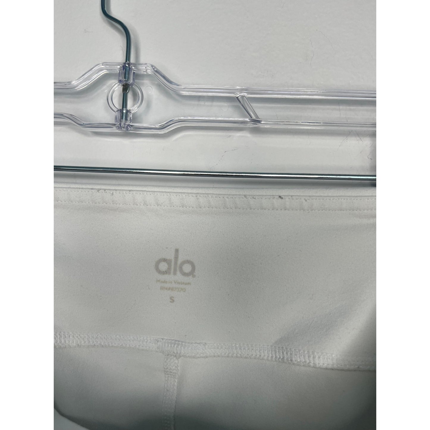 Alo Yoga Airbrush Capri Leggings Women S White High Waist Cropped Activewear