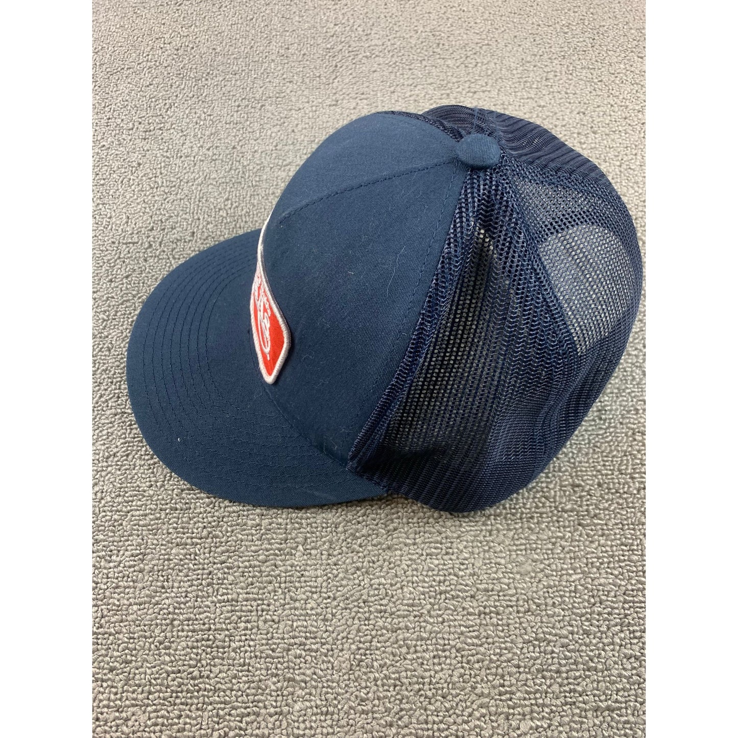Billy Bob’s Texas Men's One Size navy Blue Red Patch Snapback Cap