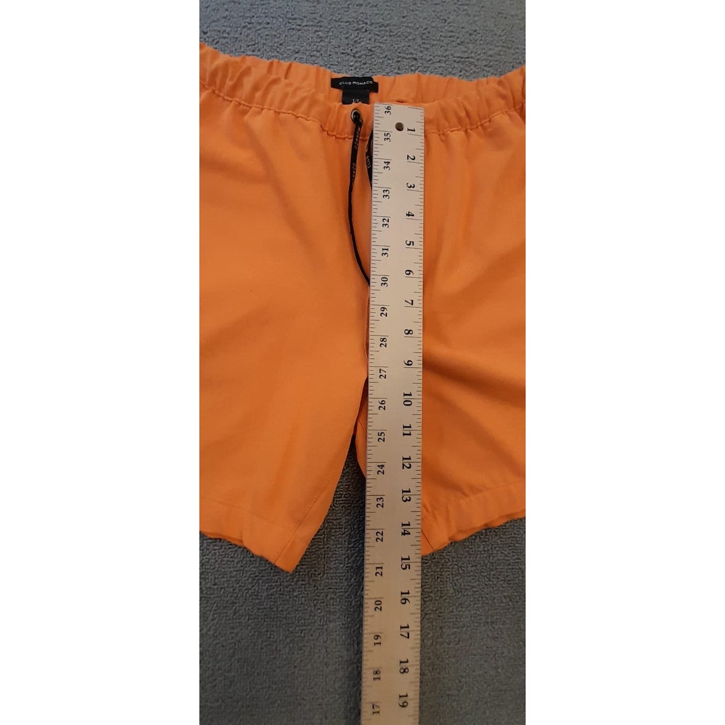 Club Monaco Orange Athletic Shorts S/P Casual Summer Activewear