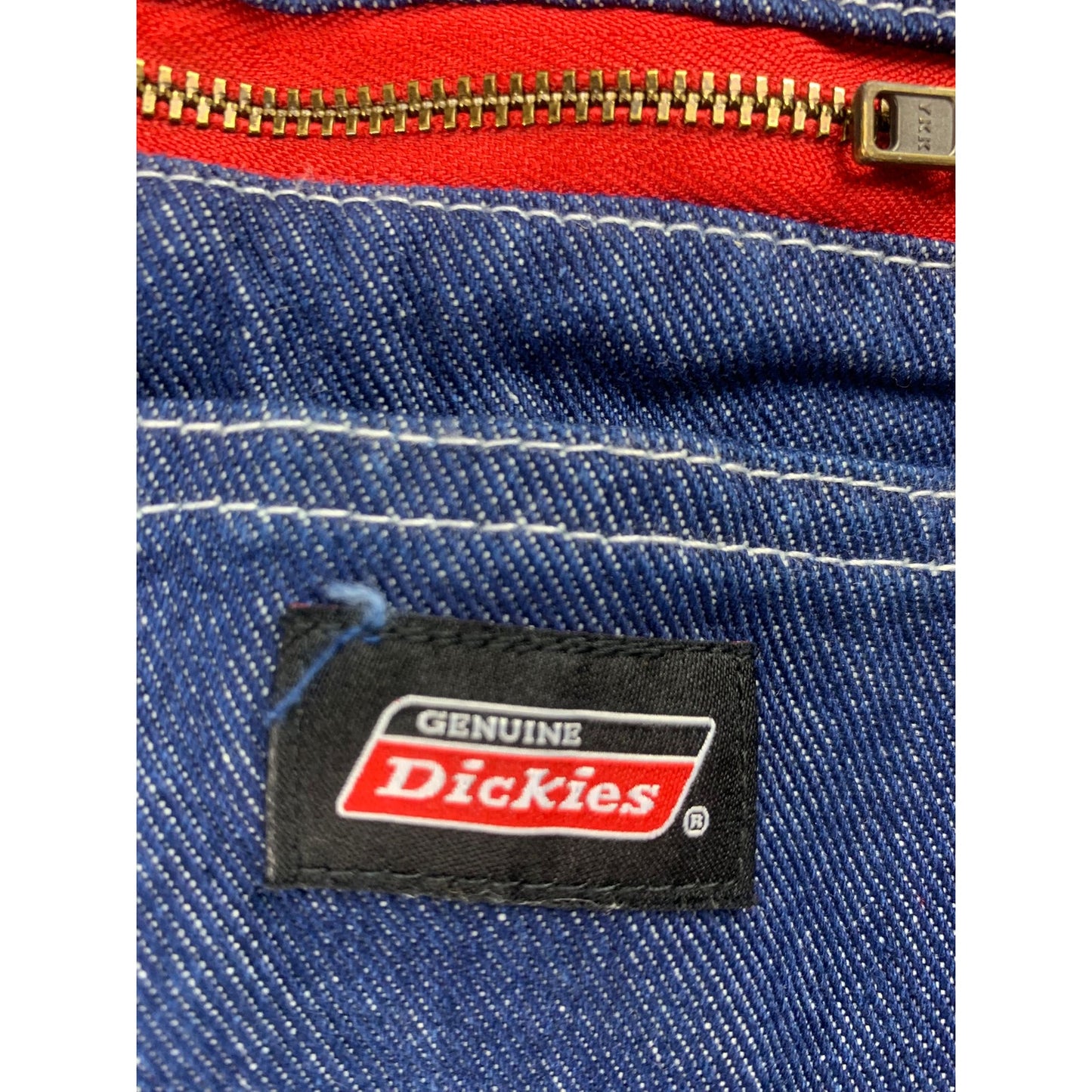 Dickies Overalls Men's XL R Dark Blue Denim Bib Jeans Workwear Overalls