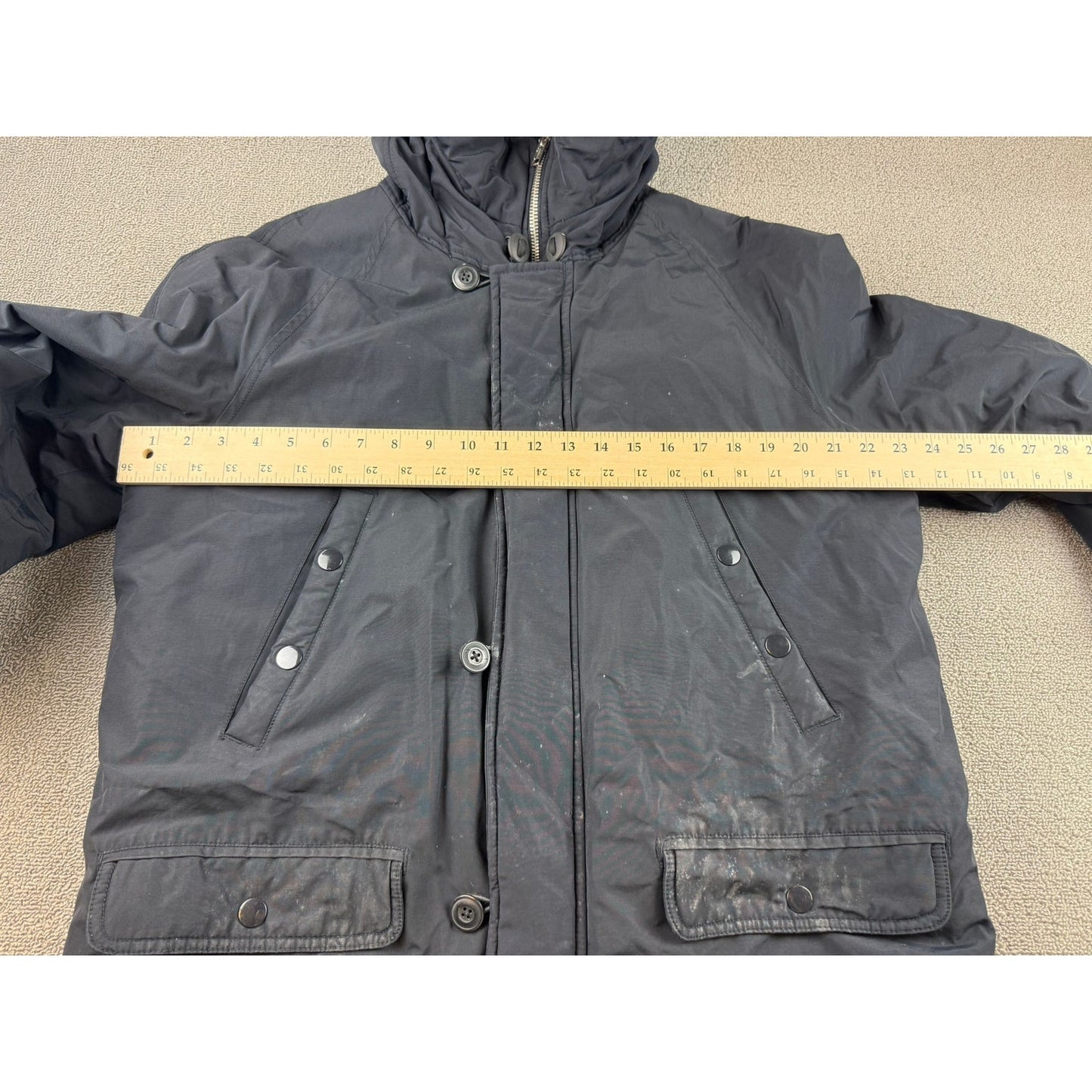 Gap Outdoor Edition Men L Black Winter Puffer Parka Jacket Hood 2010s Indonesia