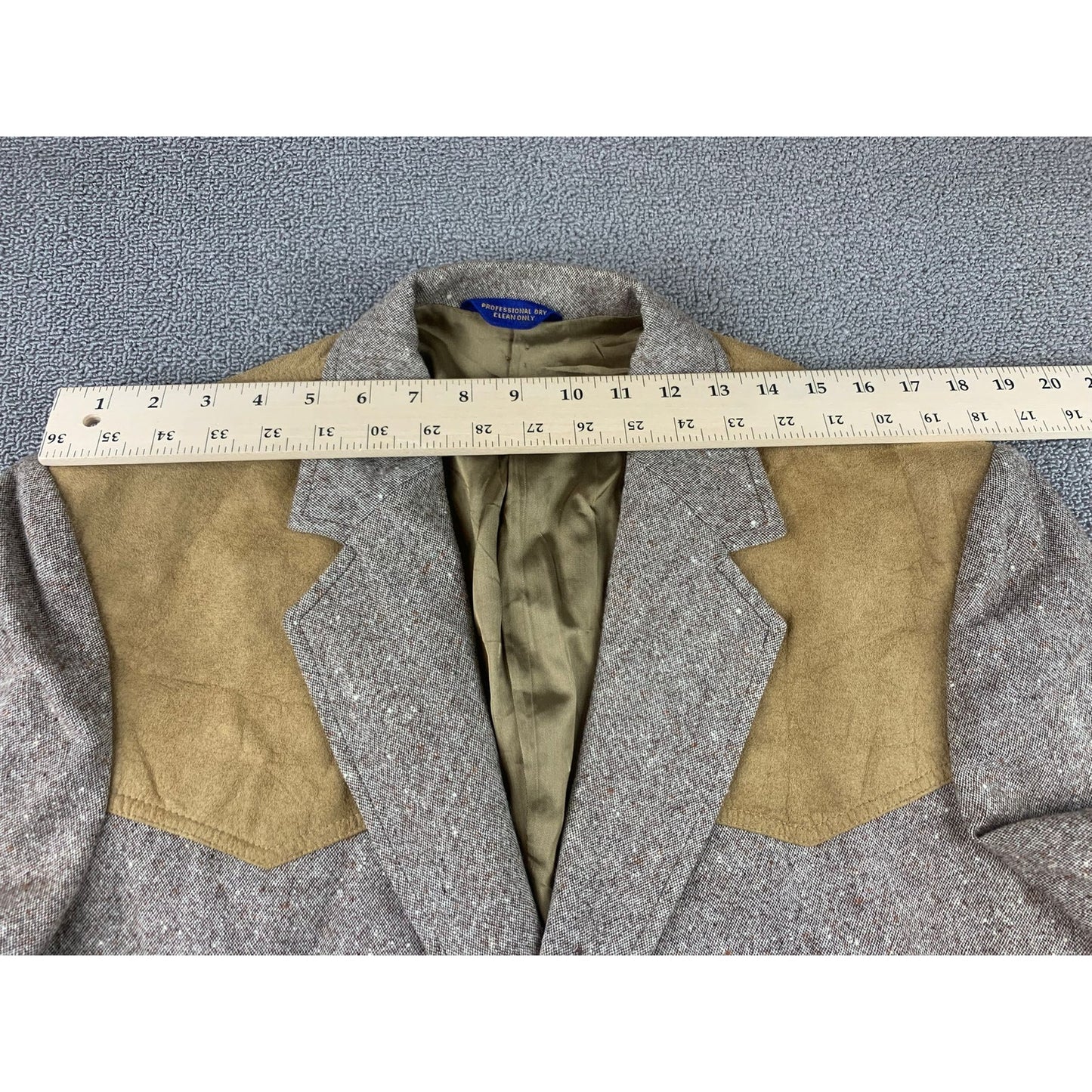 VTG Pendleton Mens High Grade Western Wear Wool Suede Sports Coat Jacket Size 44