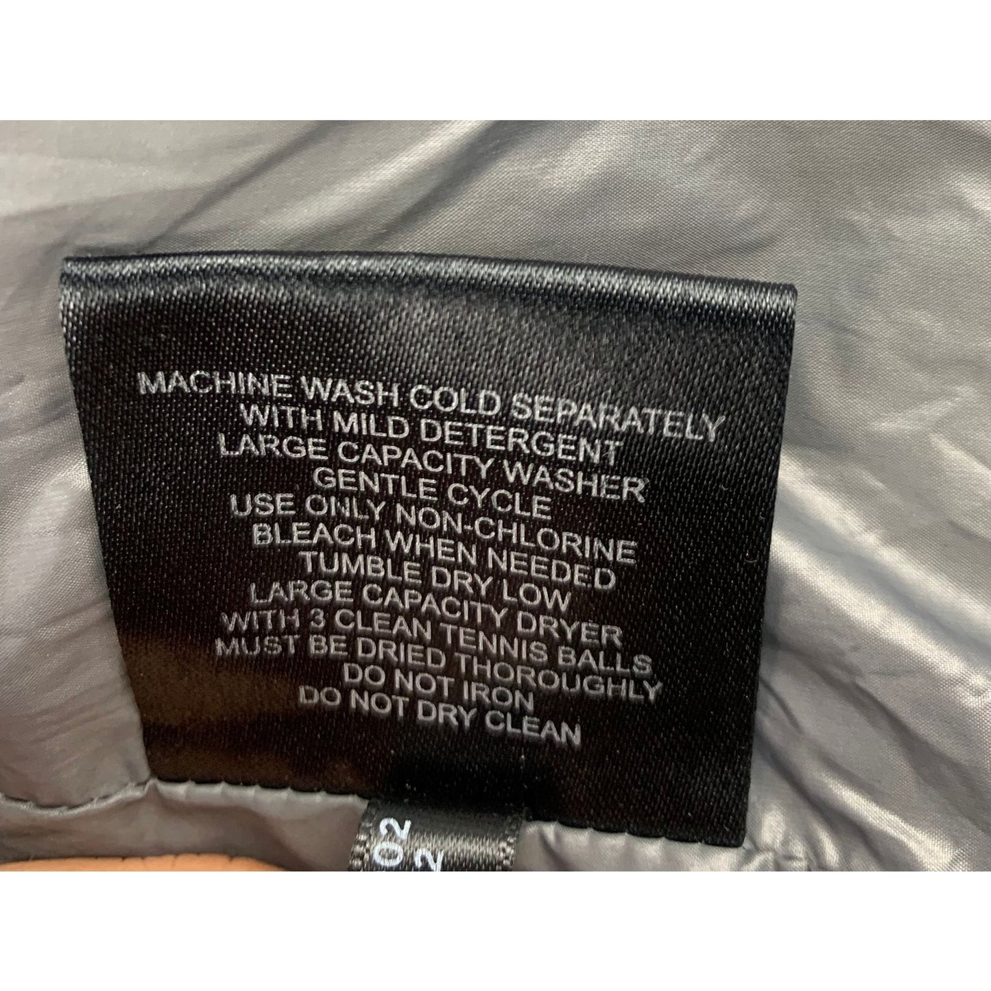 Karl Lagerfeld Womens Medium Black Down Puffer Jacket