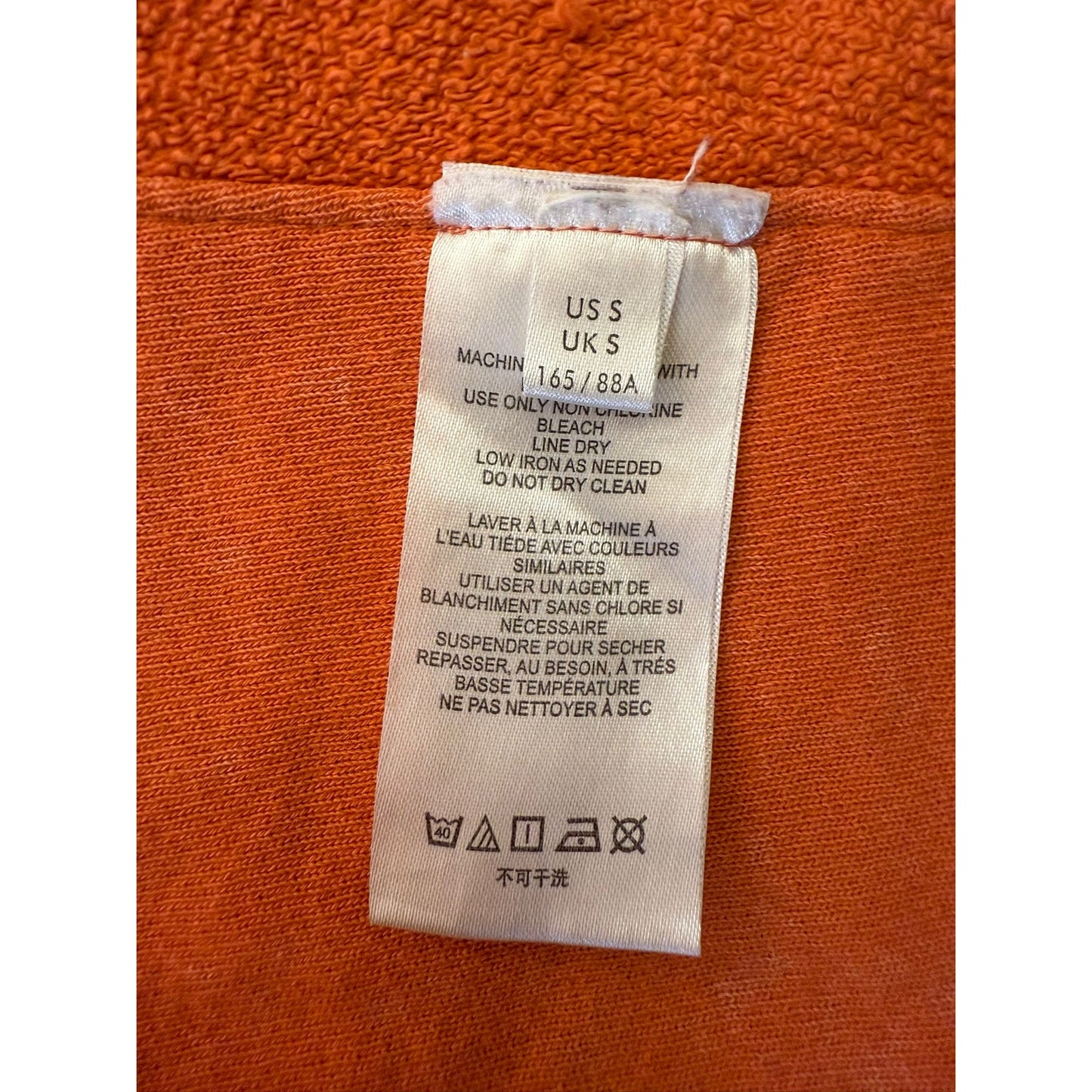 We The Free Women's Size Small Orange Pullover Sweater Baggy Over Size
