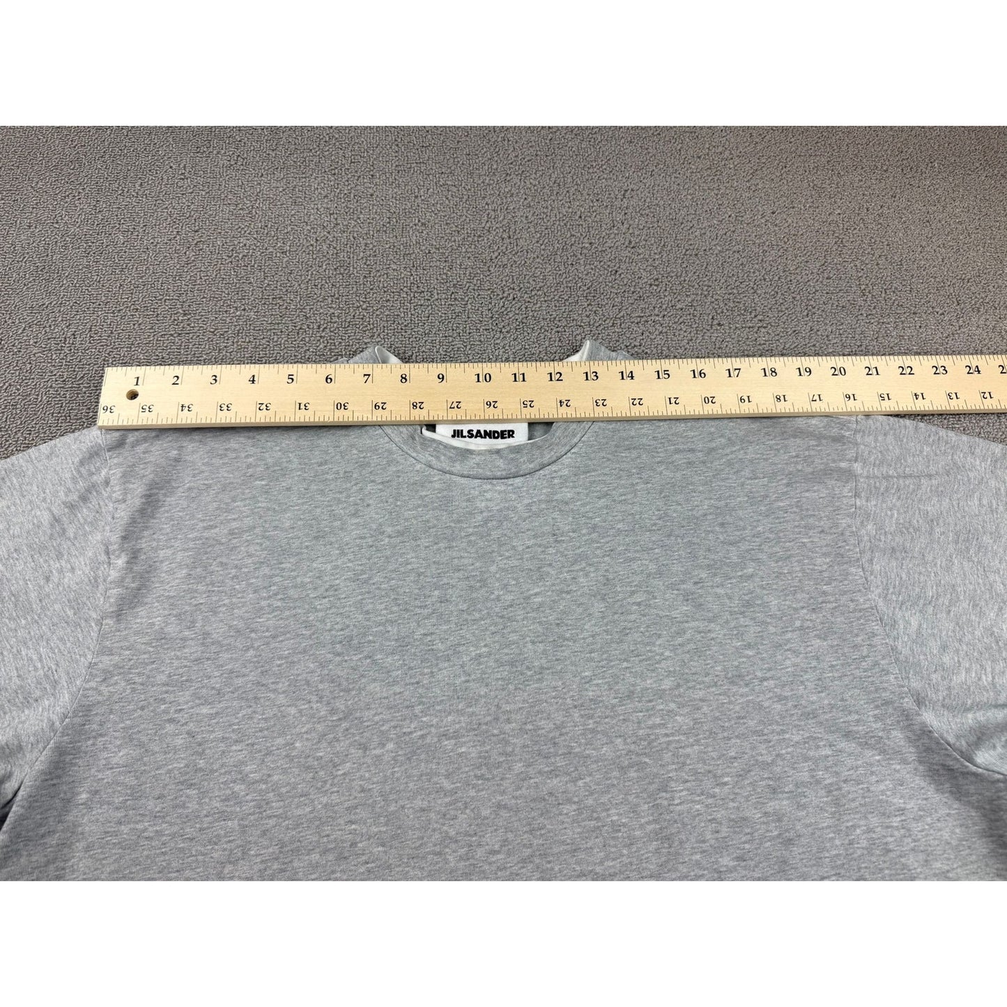 JIL SANDER Oversize Double Cotton Logo T-shirt Men XL