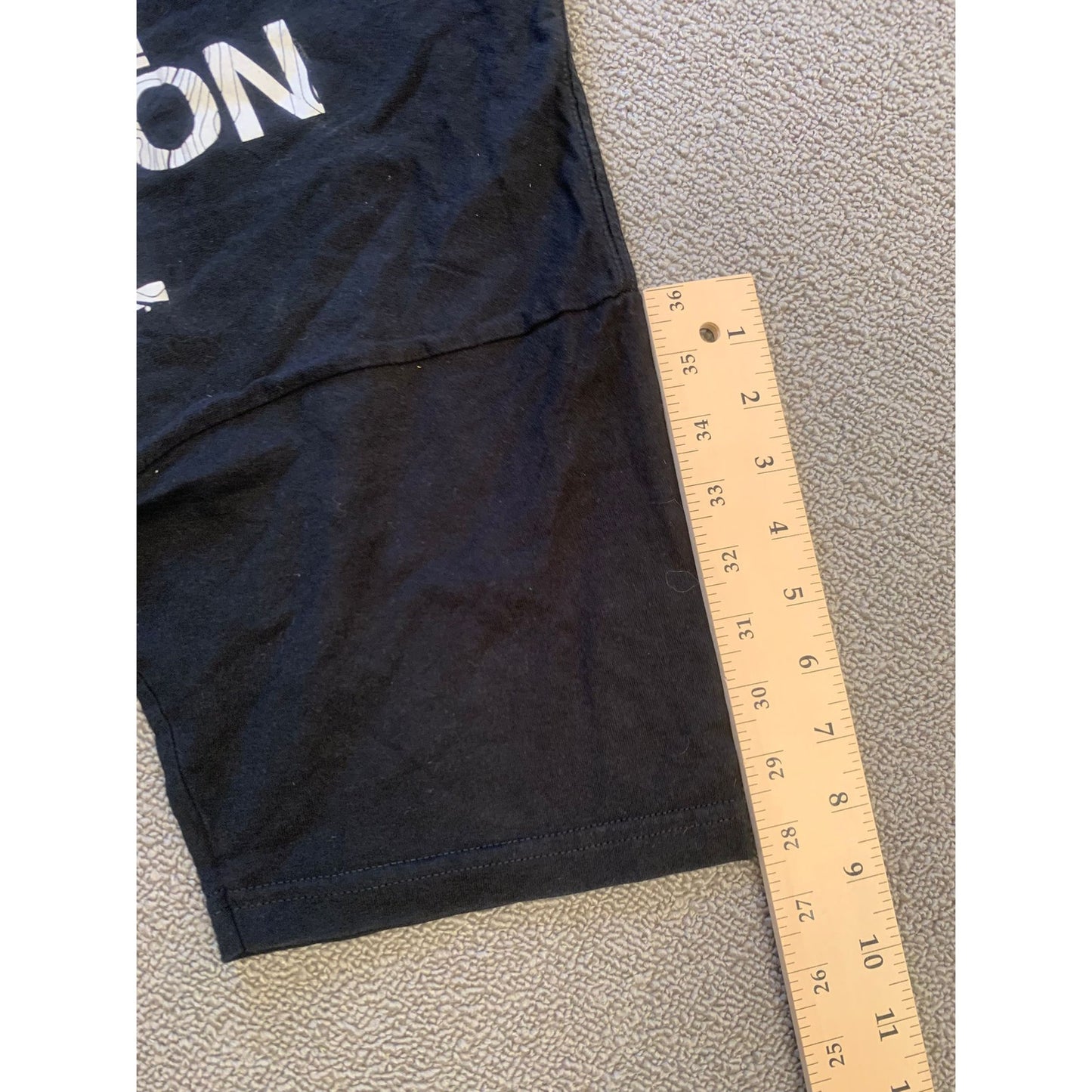 THE NORTH FACE Men's T-Shirt Tee M Black Half Dome Contour Map Graphic Logo