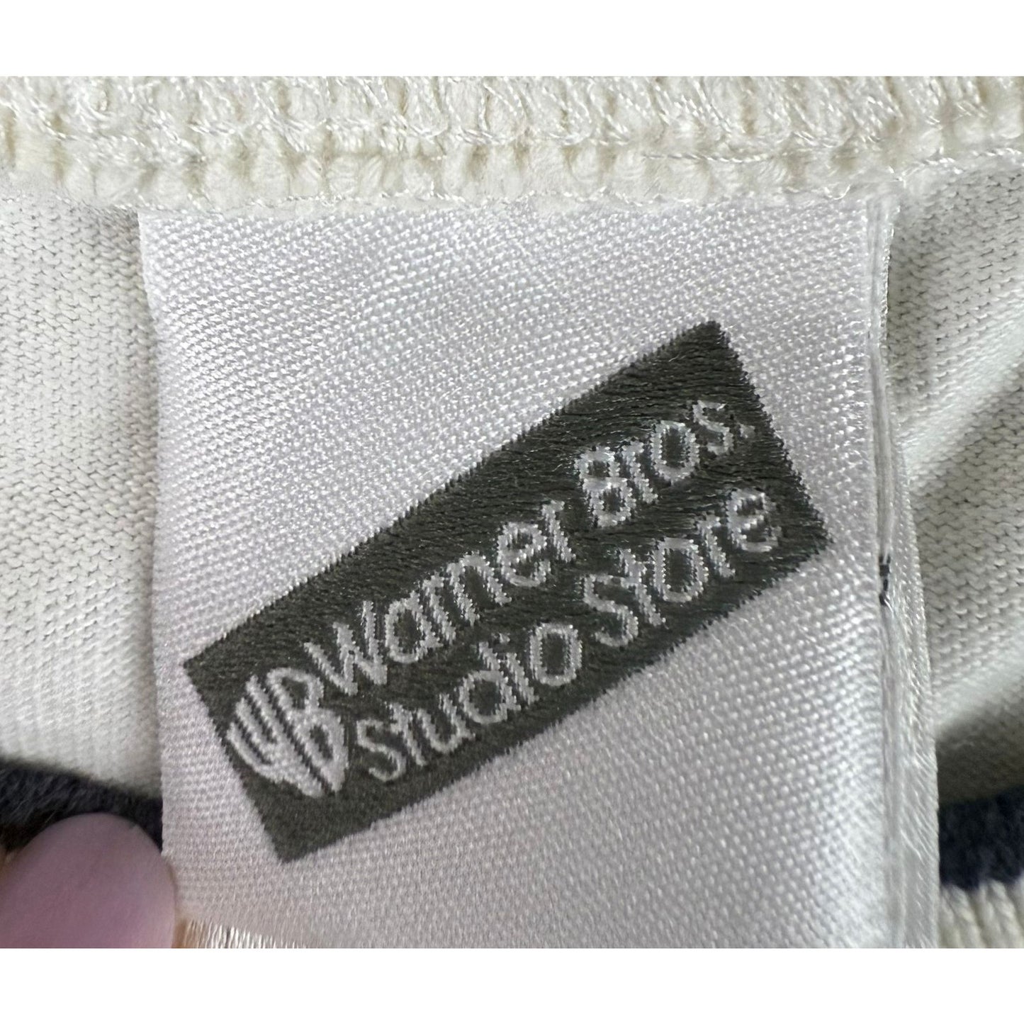 VTG Warner Bros Studio Store T Shirt XL 1999 Embroidered Looney Tunes White