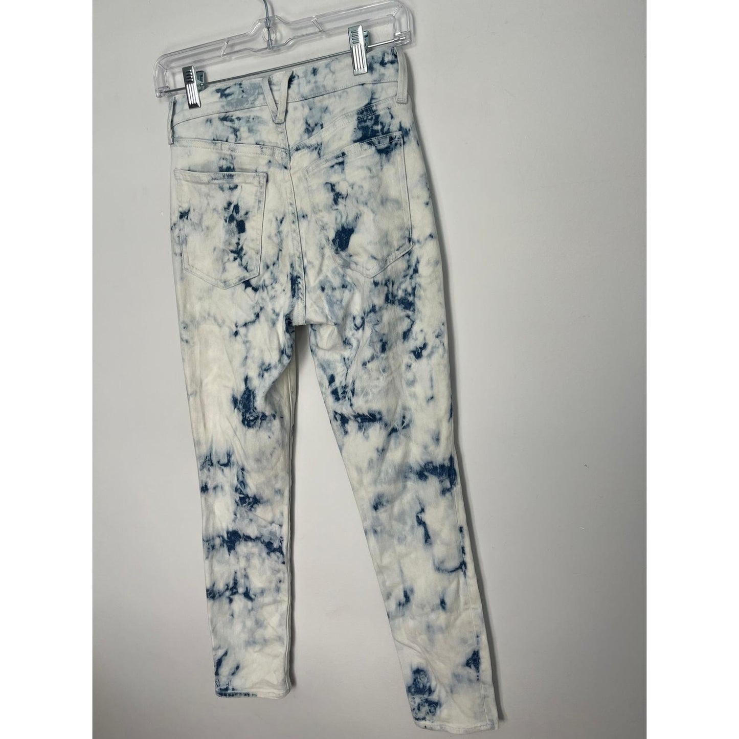 Veronica Beard Jeans Tie Dye Skinny Pants Women Size 26 High Rise Button Fly