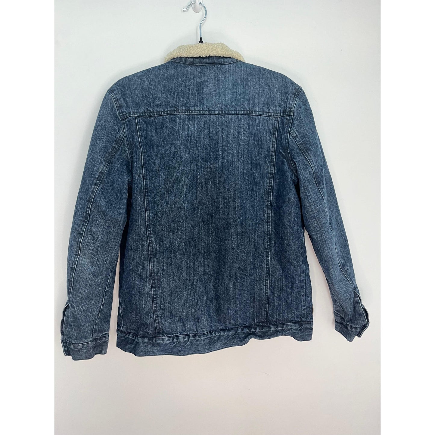 Cody James Denim Jacket Men Small Sherpa Lined Western Trucker Blue