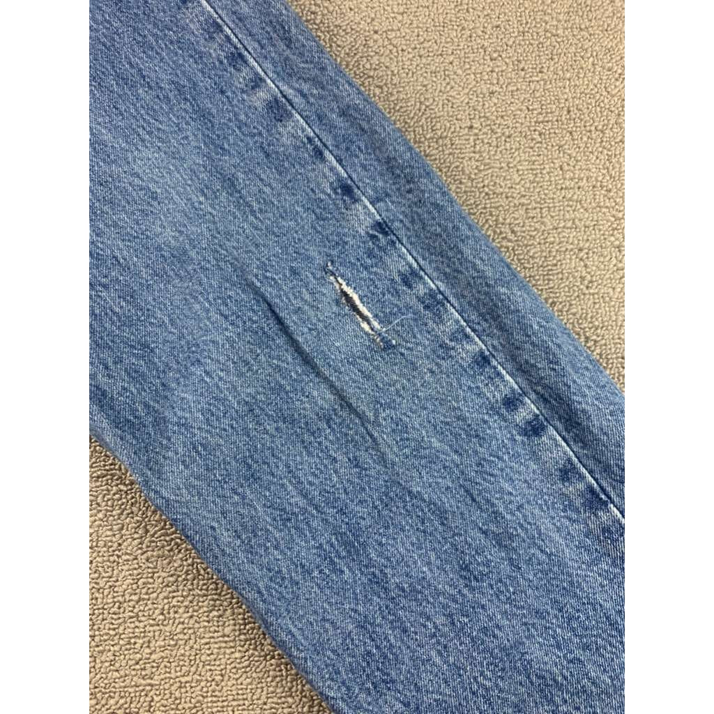 Levis 501 Jeans Men's W34 L32 Blue Classic Straight Leg Button Fly