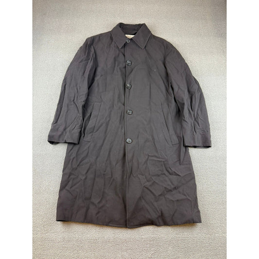 Ermenegildo Zegna Soft Men's Overcoat 48 Brown Made in Italy Cupro Viscose Coat