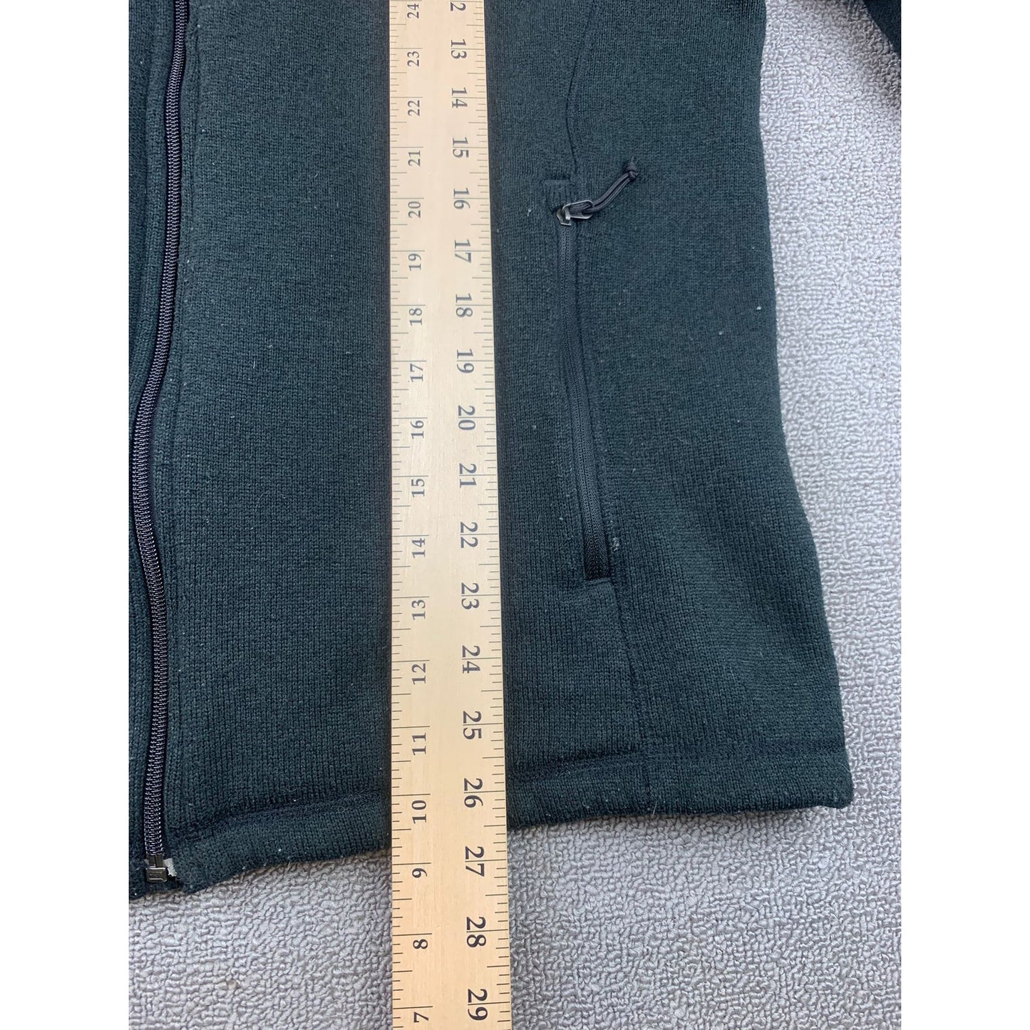 The North Face Men L Dark Green Midweight Full-Zip Fleece Jacket