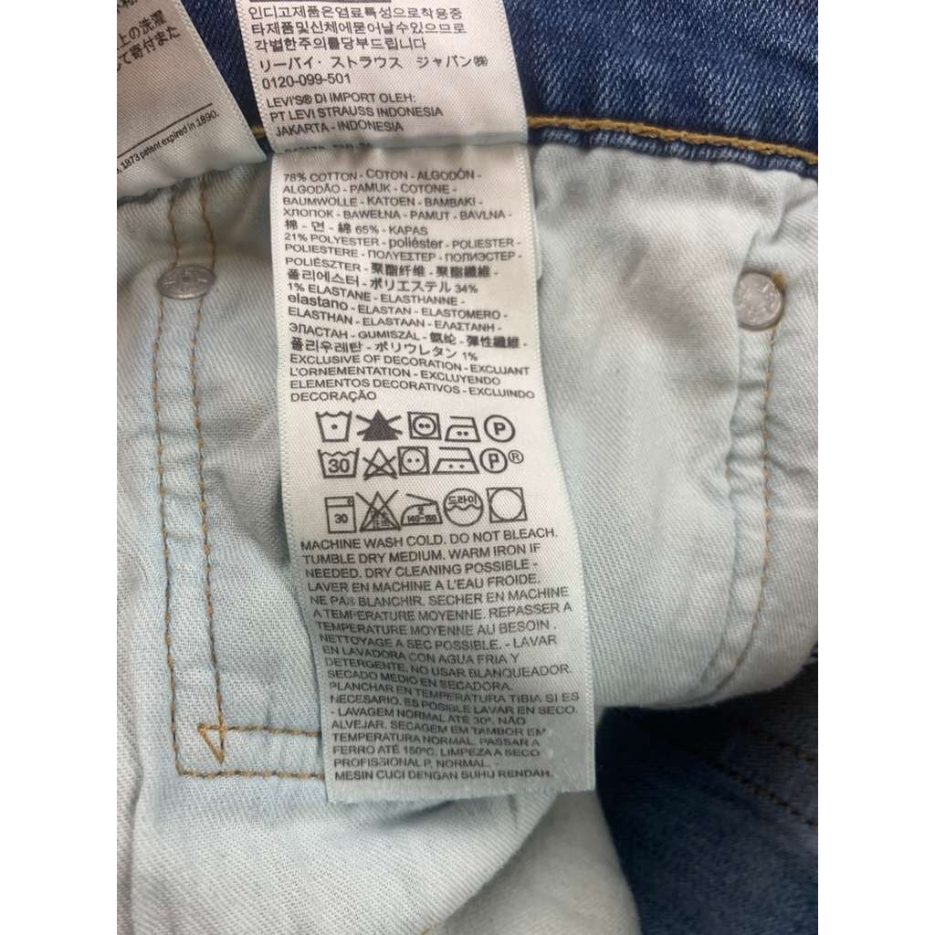 Levi's 541 Jeans Men's 36W 32L Blue Denim All Season Tech Athletic Fit