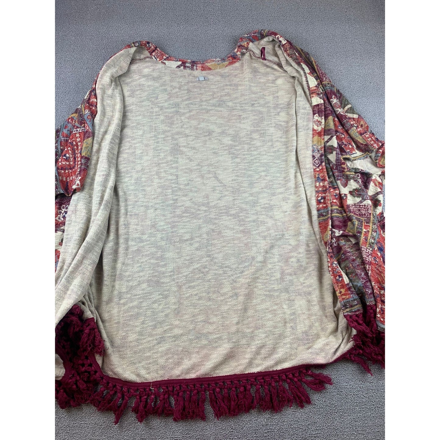 Ecote Urban Outfitters Duster Women's Small Blanket Kimono Boho Fringe Sweater