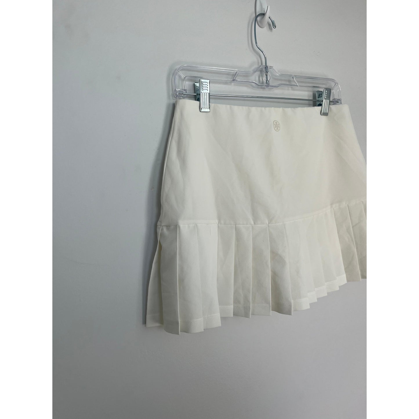 Tory Sport Pleated Tennis Skirt Womens S White Athletic Stretch Skort