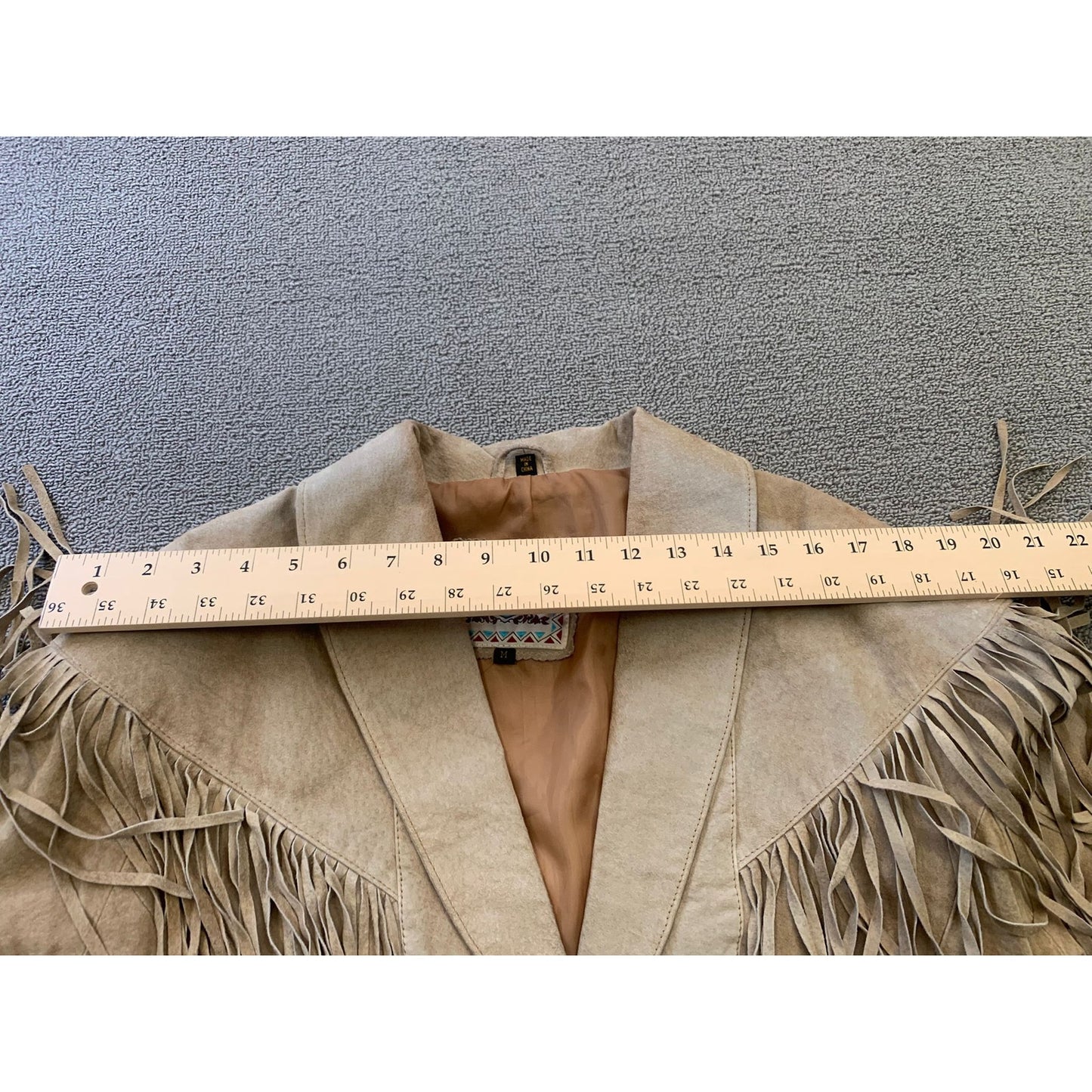 Vintage ADLER Women's Medium Suede Fringe Cropped Jacket