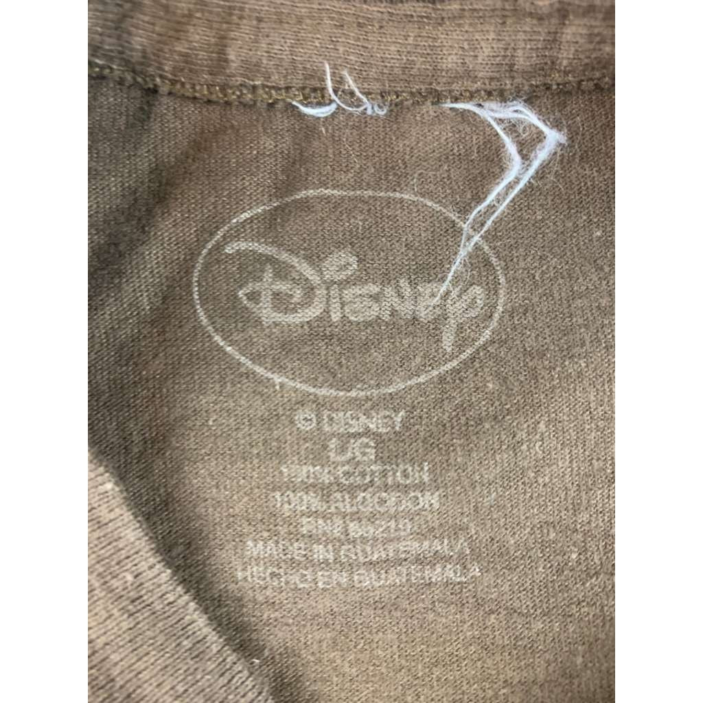 Disney Men's Size Large Brown Endless Paradise Mickey Mouse Graphic Graphic Tee