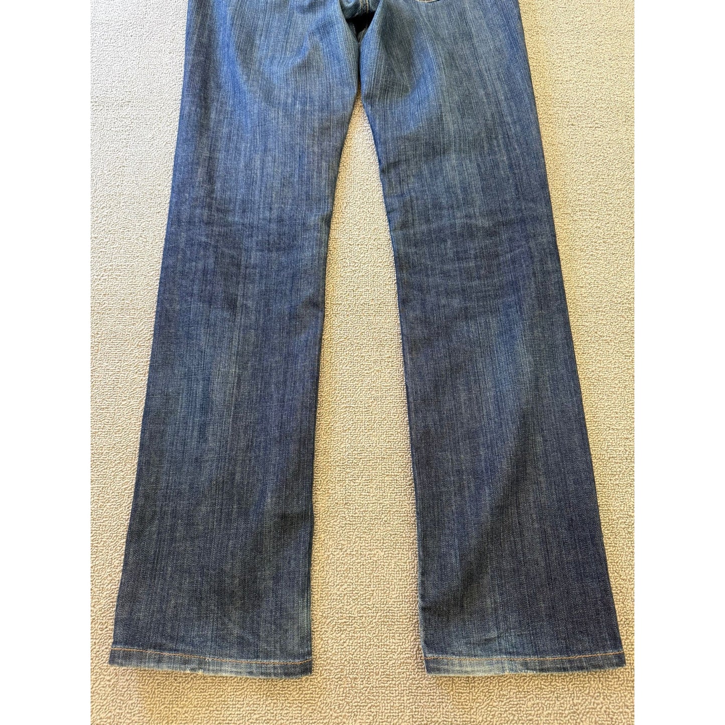 AG Adriano Goldschmied Size 29R Women's Dark Blue Wash Straight Denim Jeans