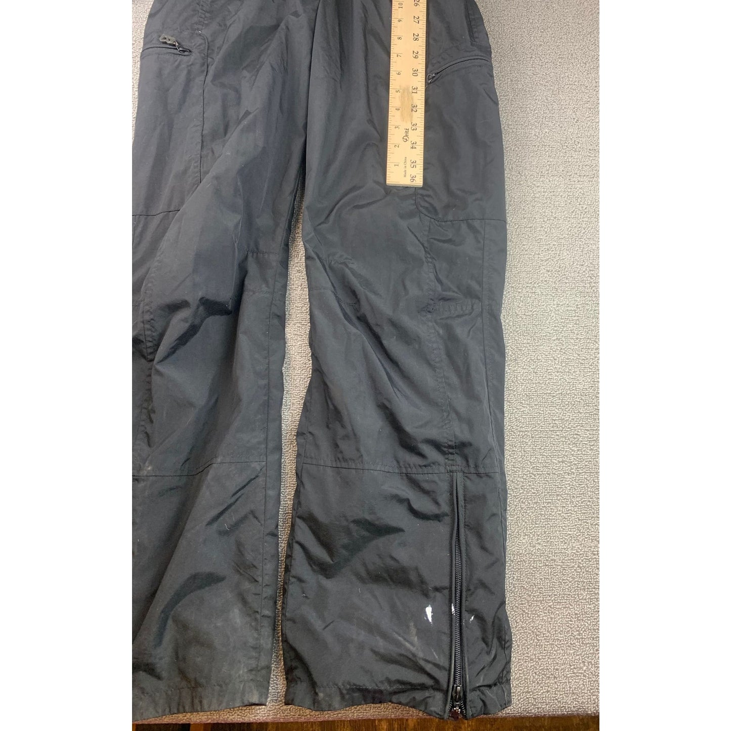 VTG Bogner Women 8 Long Black Ski Suit Hooded One Piece USA Made Winter Cold