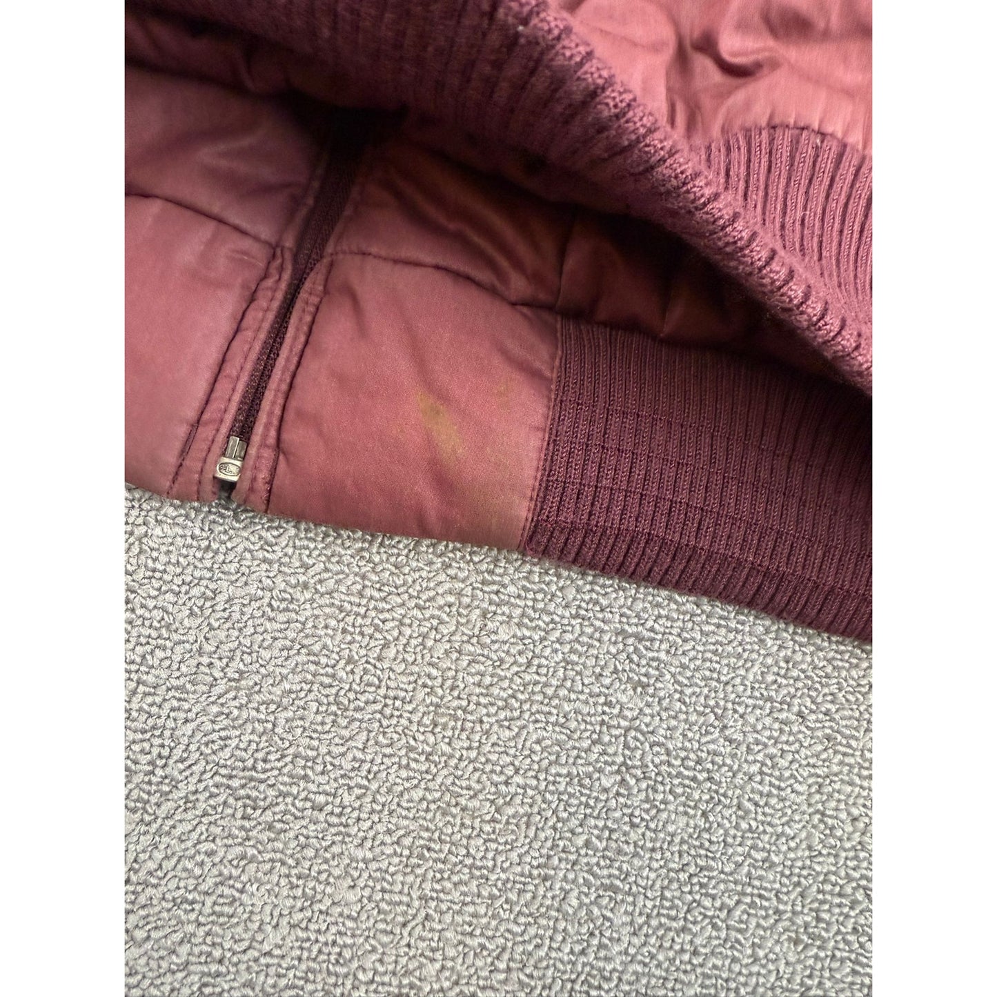Vintage Members Only Bomber Jacket Mens 44 Crimson Red Cafe Racer Full Zip 80s