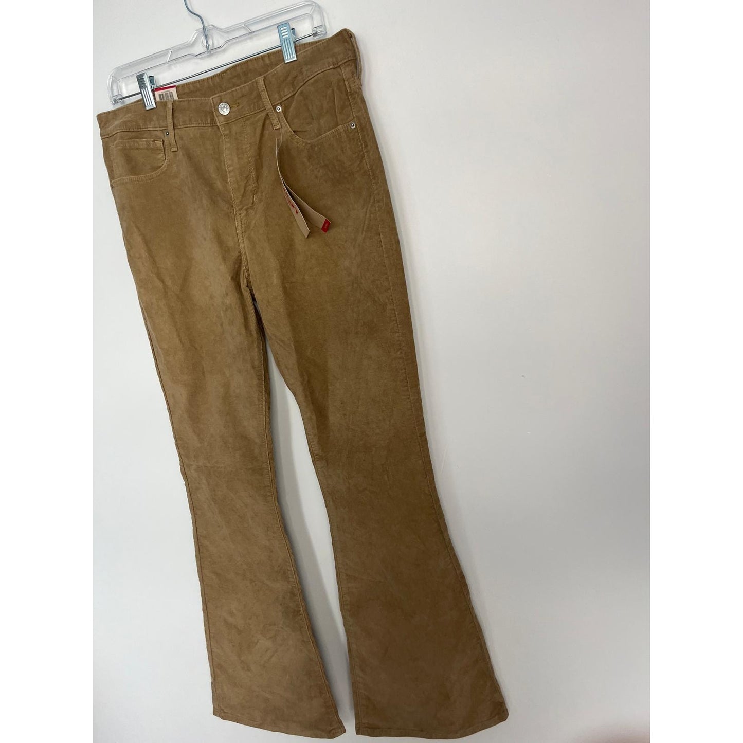 Levi's Corduroy Flare Pants Women 31 High Rise Brown NWT Retro Y2K