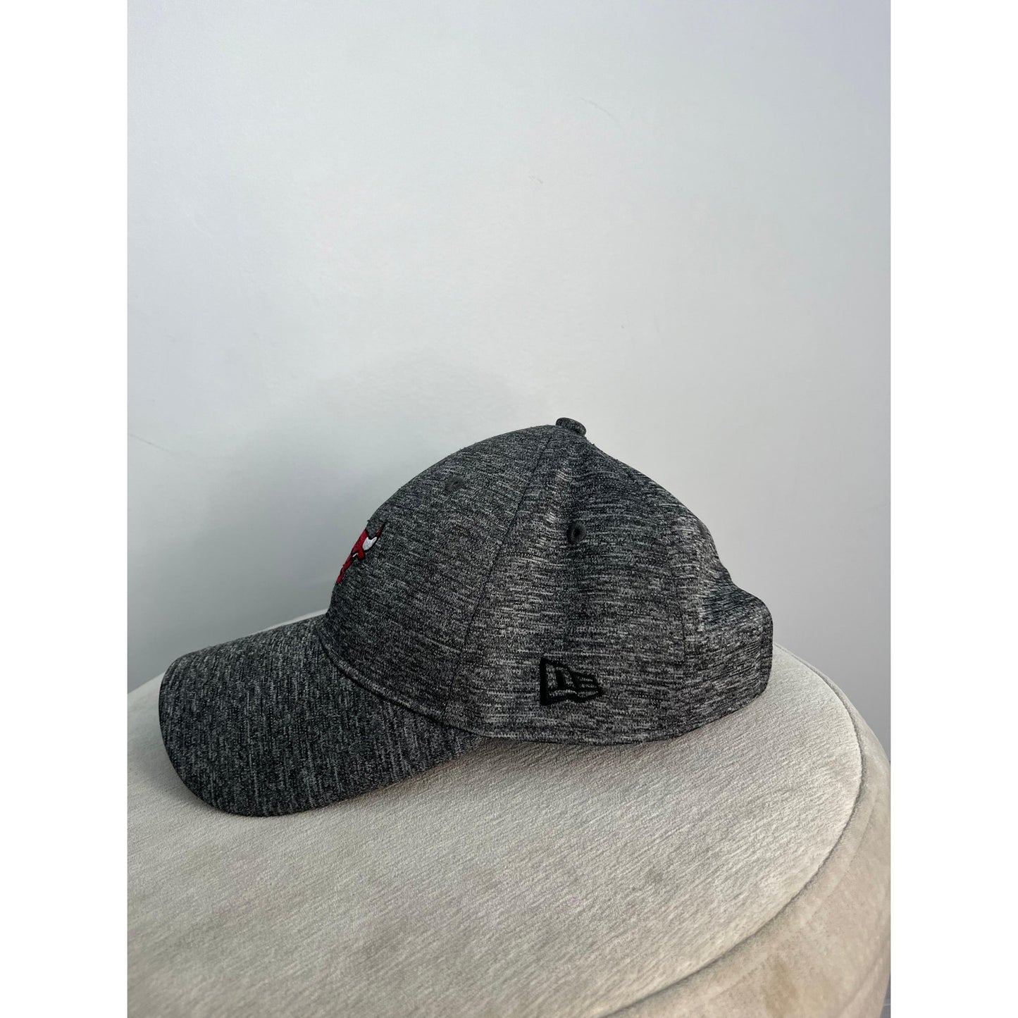 New Era Chicago Bulls Hat Mens One Size Gray Heather Adjustable Cap NBA