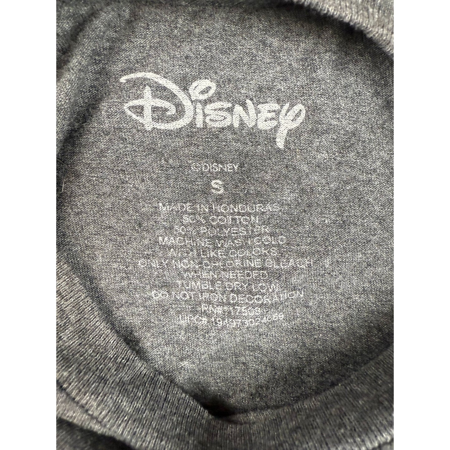 Disney Pinnocchio Women's Small "It Wasn't Me" T-Shirt Tee Short Sleeve Gray