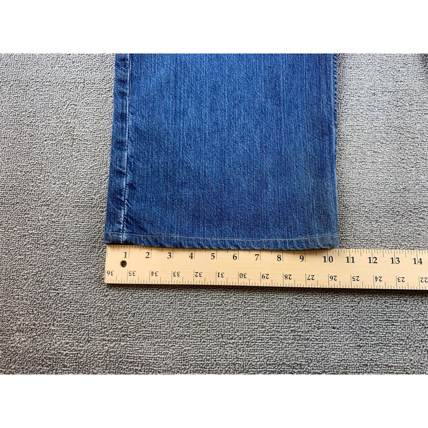 Polo Ralph Lauren Men's 48B/30 Blue Ashmore Original Straight/ Wide Leg Jeans