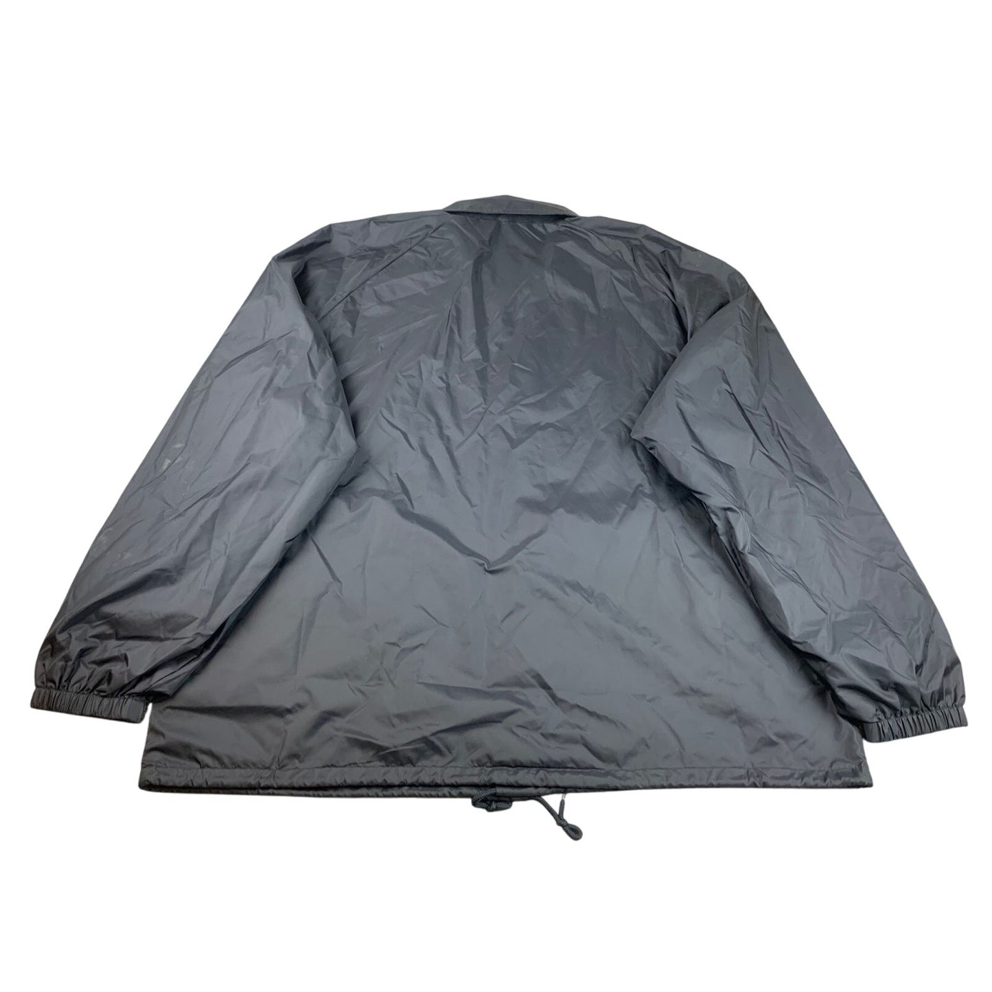 Vintage Jerzees by Russell Men's XL Black Coaches Wind Breaker 90's Jacket