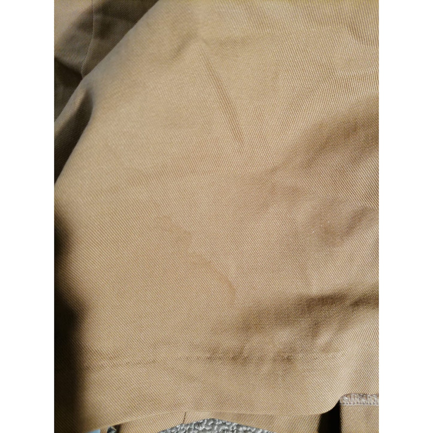ZARA Medium Female Brown Tan Pleated Skirt with White Layered Hemline Stylish