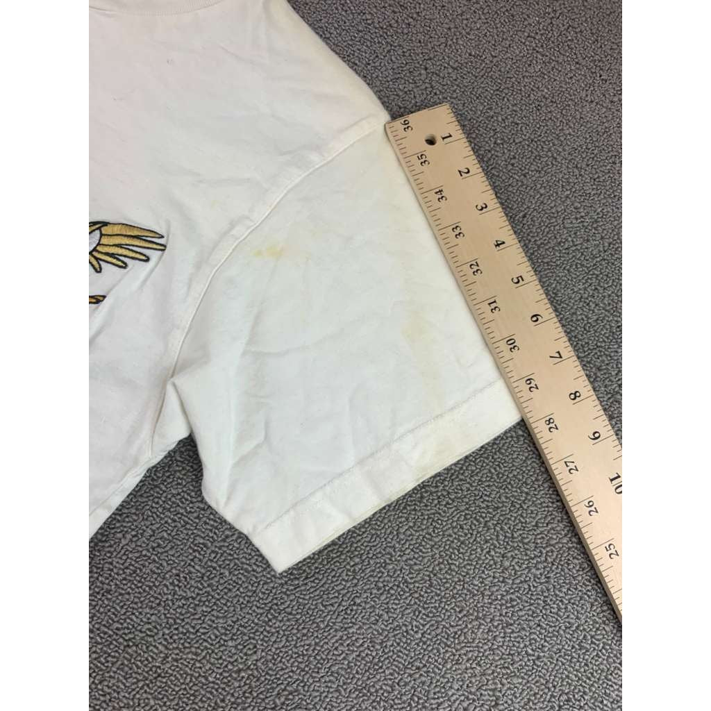 VINTAGE Disney Winnie the Pooh Shirt S/M White 90s Graphic T Embroidered Cartoon