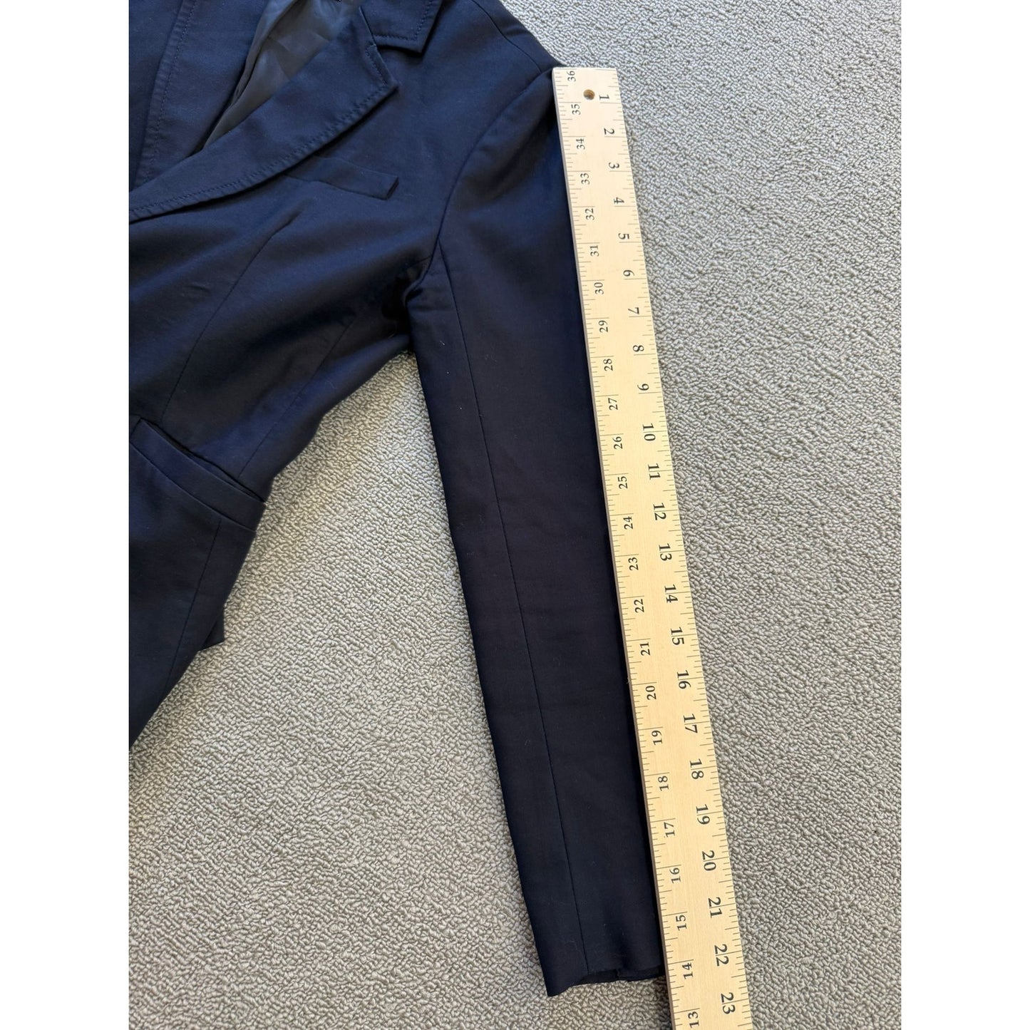 J.Crew Womens 0 Blue Two Button Long Sleeve Blazer Jacket Coat