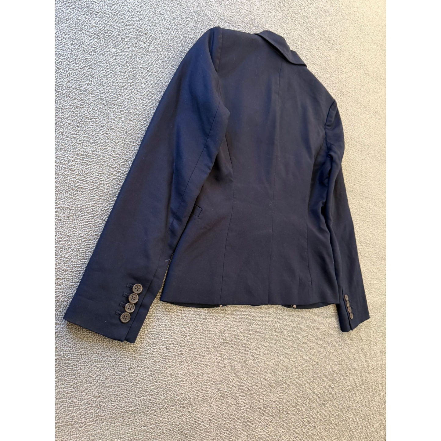 J.Crew Womens 0 Blue Two Button Long Sleeve Blazer Jacket Coat