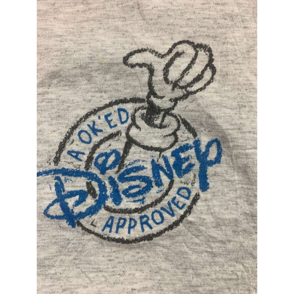 Walt Disney Mickey Inc  Mens XL Gray Goofy Graphic T Shir Vintage 90s Big Print