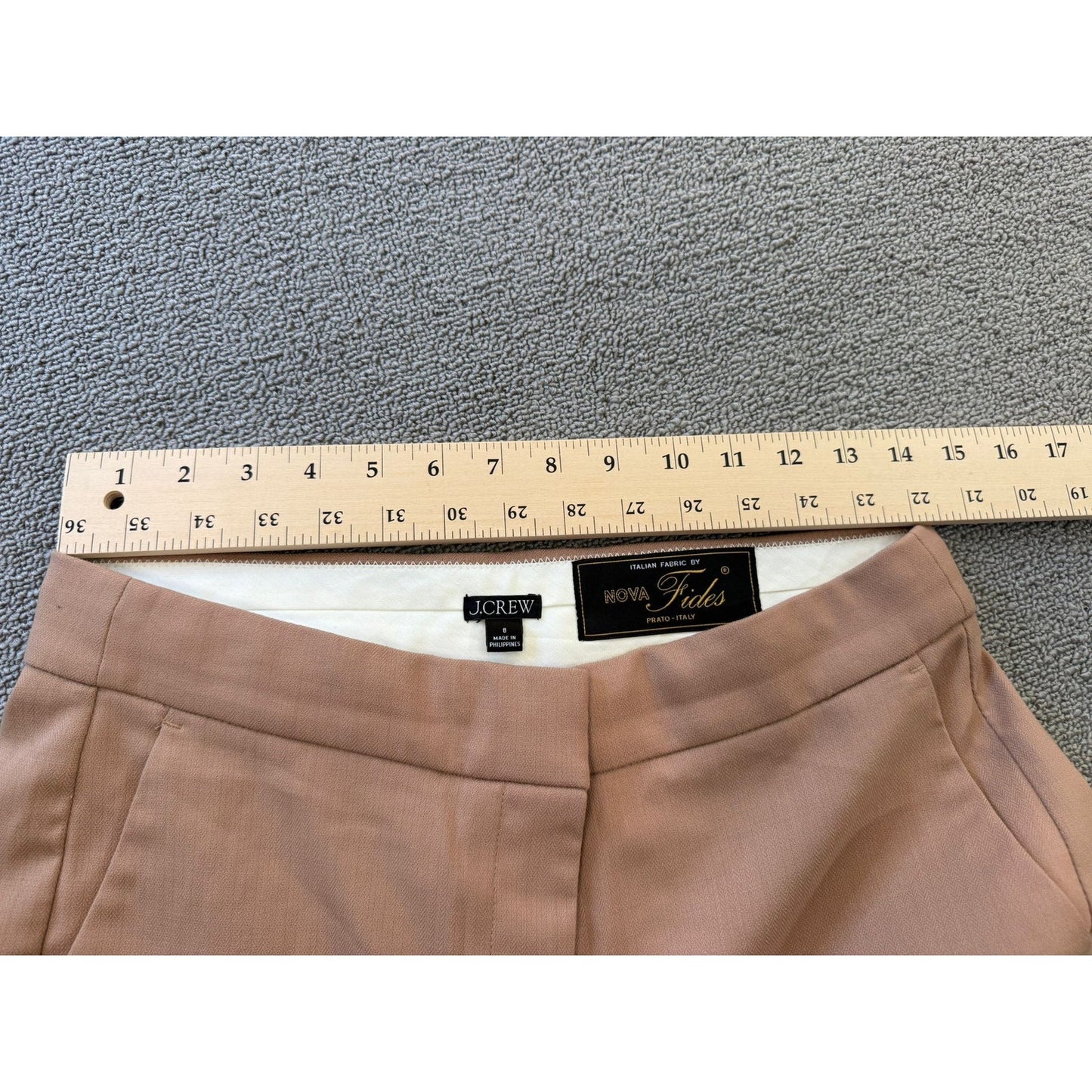 J.Crew Women's Size 8 Italian Fabric Wide Leg Dress Pants