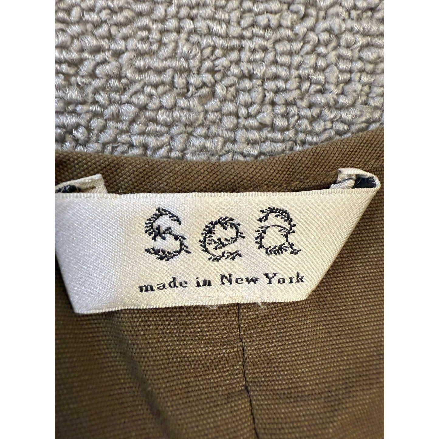 SEA New York Women's Button-Front Brown Wide Leg Jumpsuit