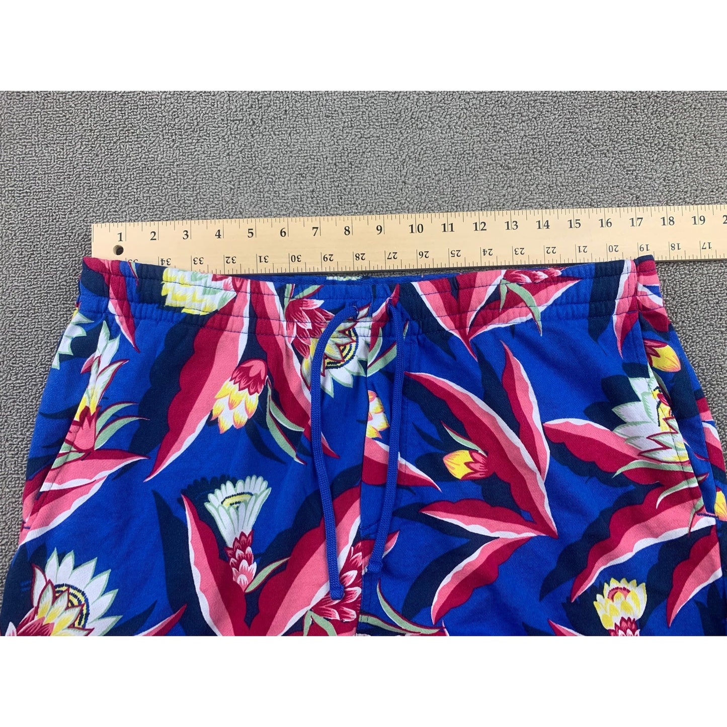 POLO RALPH LAUREN Men's XL Floral Print Tropical Terry Shorts
